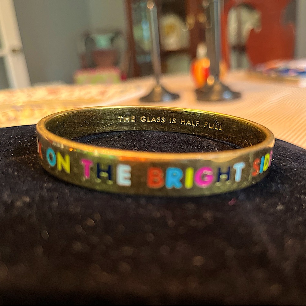 GUC Kate Spade Colorful Gold Bangle Bracelet